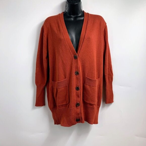 J.Crew Women's Tight Knit Merino Wool Blend Button Up Cardigan Sweater Size XS‎ - Picture 1 of 12